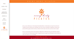 Desktop Screenshot of everybodypilateswlv.com